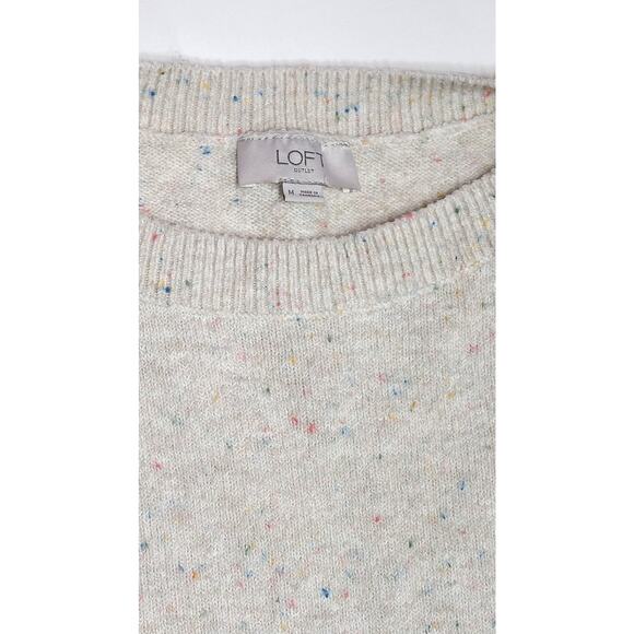 Loft outlet speckled sweater women's medium - Picture 2 of 5